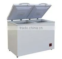 DC 12V/24V Energy saving Chest refrigerator Freezer with solar system