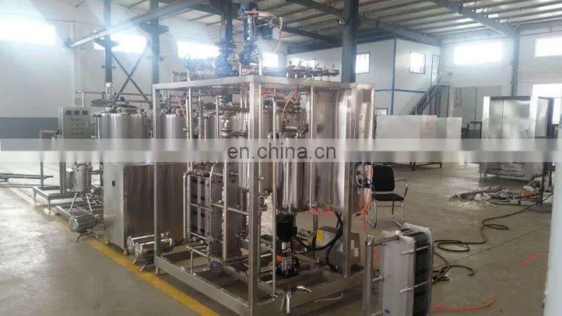 Customized Professional pasteurizated milk processing plant pasteurised line oat production