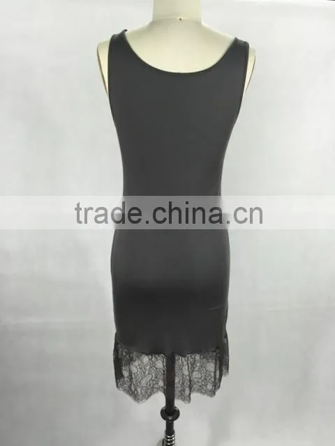 Bamboo fiber cotton modal woman long T-shirt