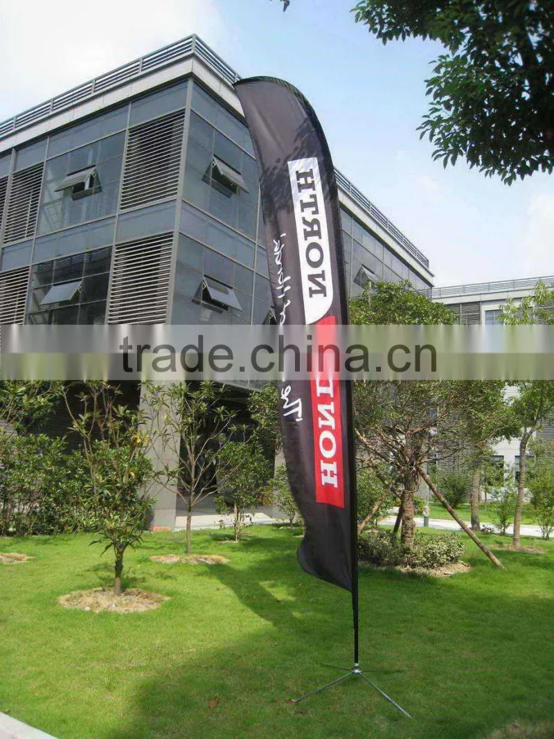 Beach flag bases Teardrop banner flag guangzhou