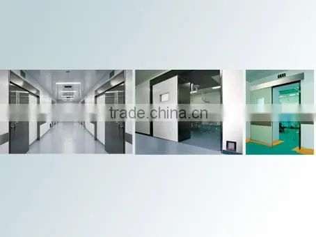 Guangzhou operating door, aluminum door for hospital, clean operating room door