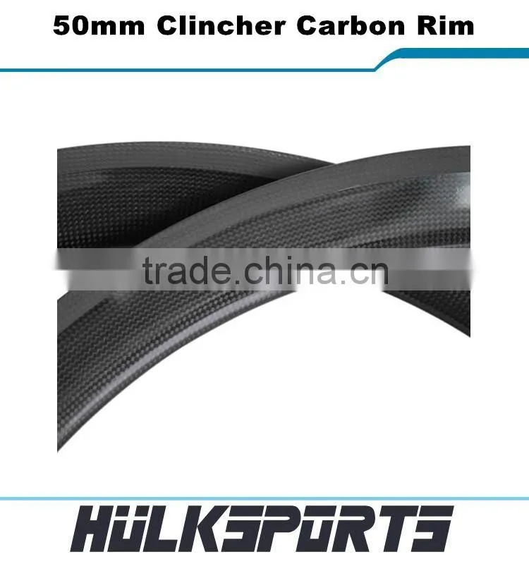 700c carbon fiber road bike rims 23mm width carbon bicycle rim cycling wheels 50mm clincher carbon rim