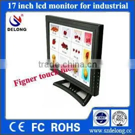 New Product Waterproof 17" Touch LCD Kiosk Monitor with CE & RoHs