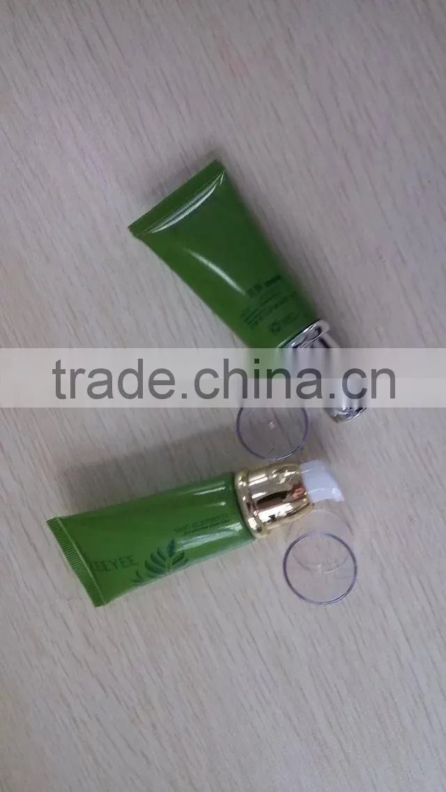cosmetic skin care cream tube with pump cap