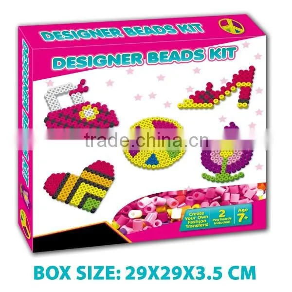 wholesale art and craft toys perler ironing beads educational creative sets plastic ironing beads