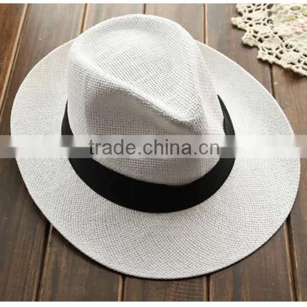 Popular Summer shading straw hat not expensive plain wholesale straw cowboy hats sombrero straw hat wholesale