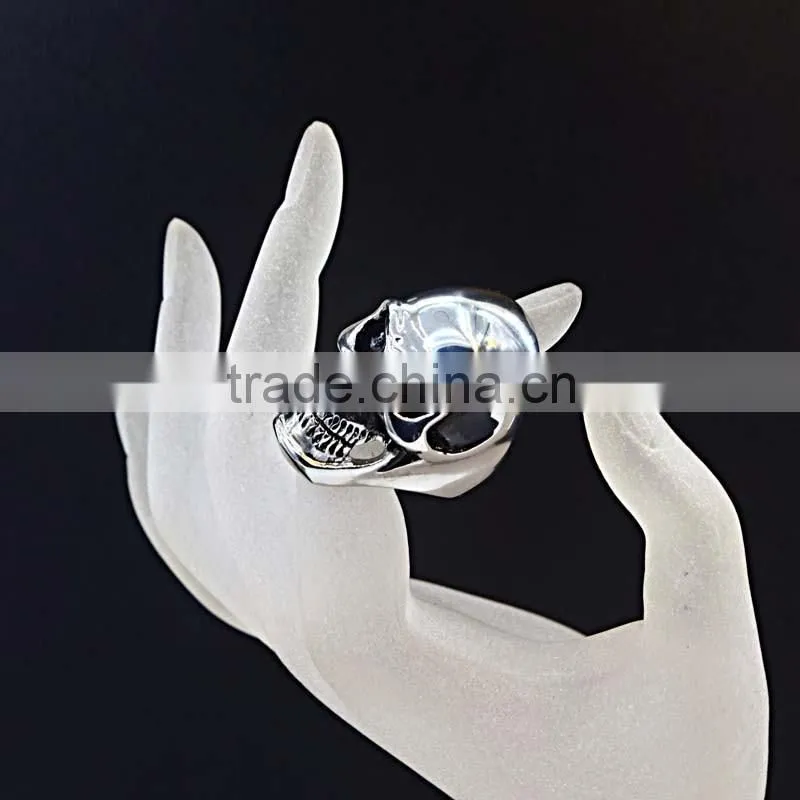 New Design stainless steel jewelry manufacturer china skull rings