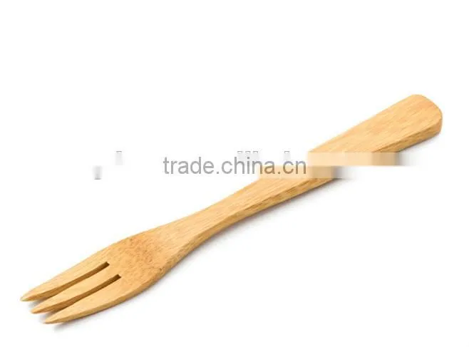 Hot Sale Food Grade cutom logo Wooden Fruit Fork