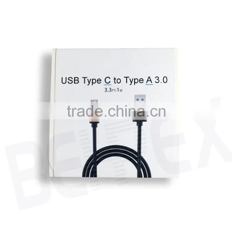 Nylon Moblie USB 3.0 Type C Transfer Data Cable for Mackbook
