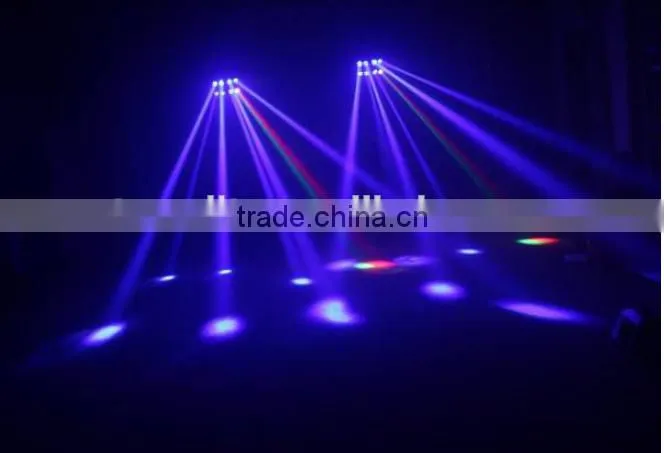 New Spider Moving 8 Eye Bar 8*10W Full Color LED Spider Beam Moving Head Light