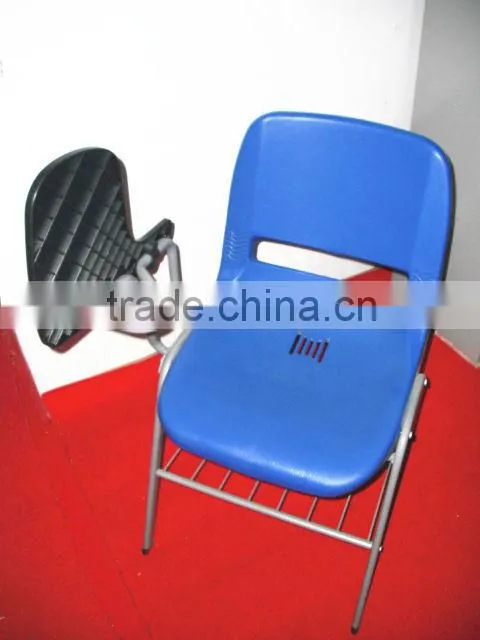 Plastic Writing Chair,School Student Chair With Tablet & Book Basket PA-03