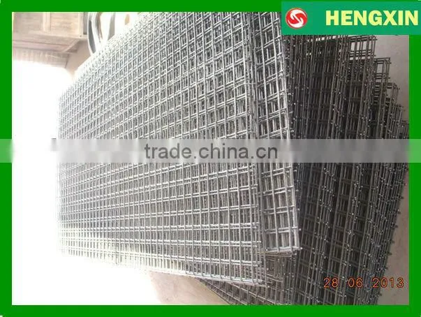 1x2 black welded wire mesh panel mesh fence panel