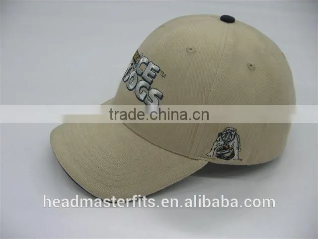 Custom embroidery baseball hats sandwich brim bill plain baseball cap