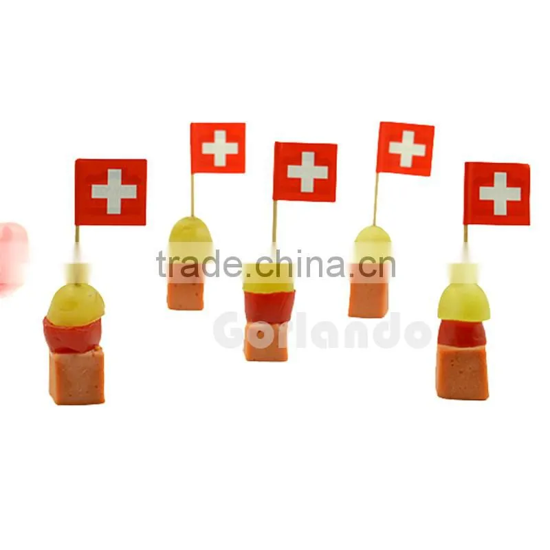mixture nations cocktail toothpicks flags food grade made in china
