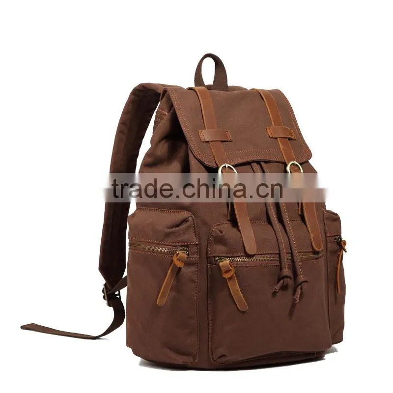 high quality backpack,hot sale custom backpack bag,fashion simple plain canvas backpack