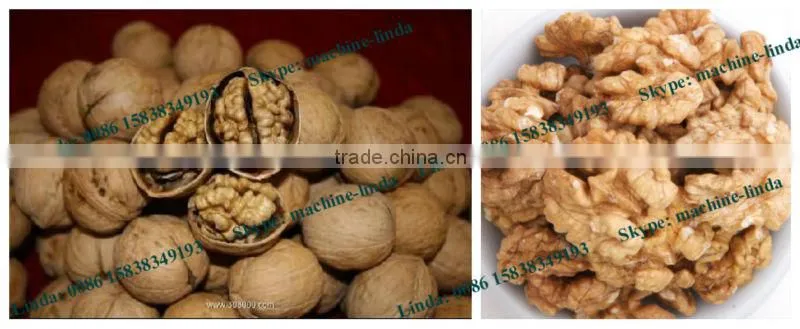 2015 New walnut sheller machine/walnut shell separating machine
