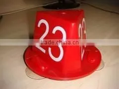 colored vehicle maintain roof hat