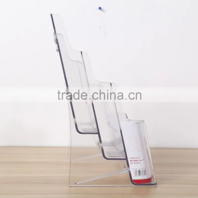 PS Material A4 size brochure holder certificate holder