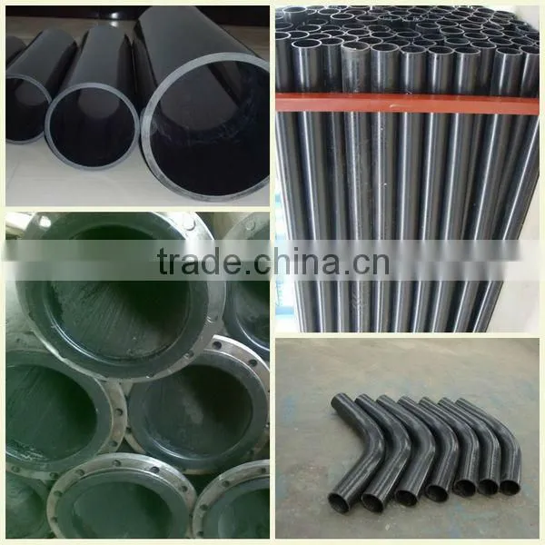 High Corrosion Resistance UHMWPE Pipe used in Coal Tailing Mining and Cement