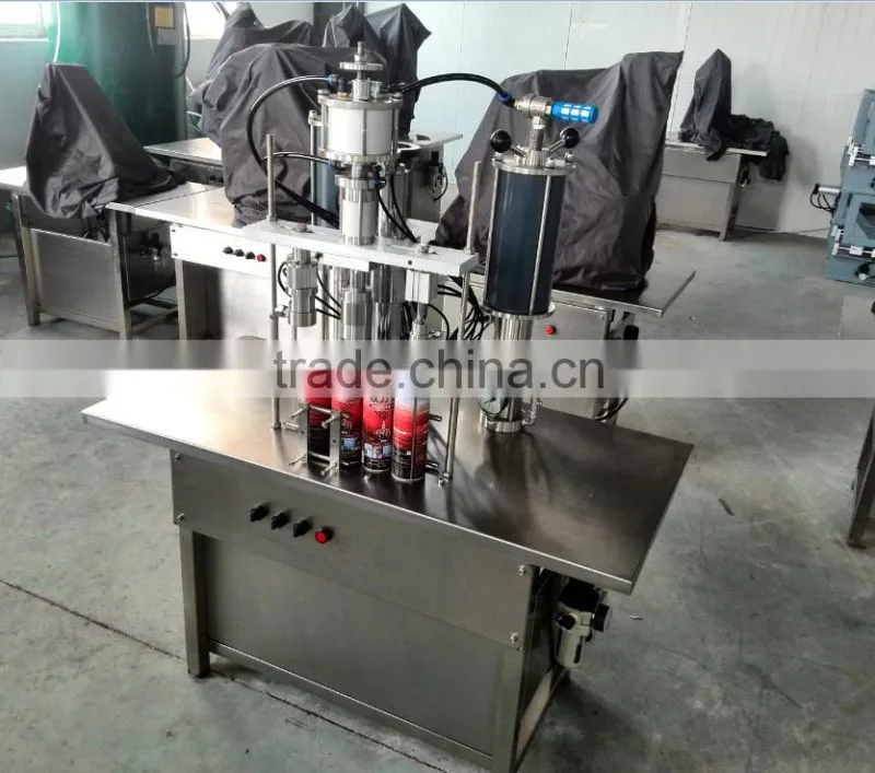 Semi-automatic Aerosol Filling Machine
