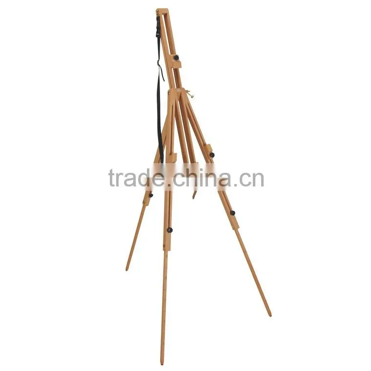 Wholesale 126.5*8.5*58.5cm Professional Wooden Artist Easel Stand For Students