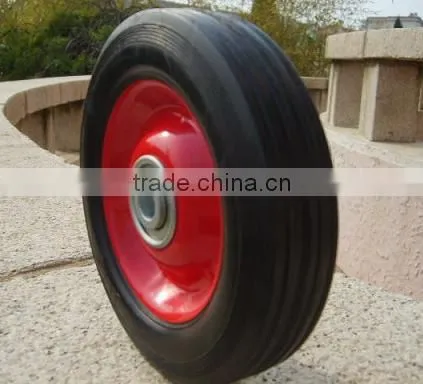 pneumatic rubber wheel 16''*6.50-8