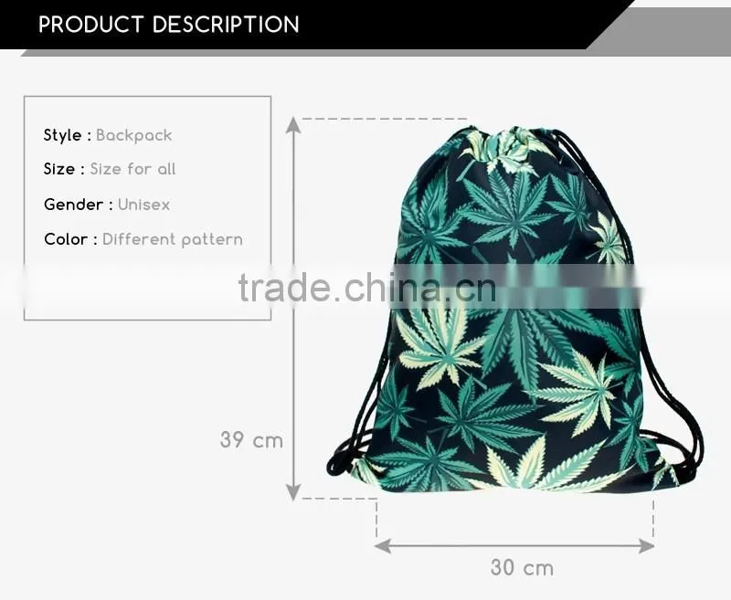 Digital Printing nylon fabric shopping bags,backpack ,drawstring bag ,CMYK printing