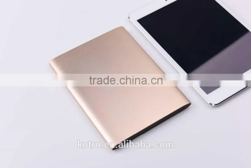 Factory Supply !QC 2.0 Real Capacity 10000 mah Portable Power Bank , Quick Charger Power Bank 10000 mah