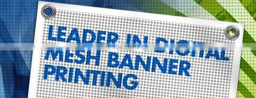 Custom waterproof Great Design Waterproof Mesh Banner