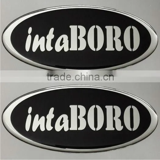 High Quality Hybrid Car Epoxy Dome Logo