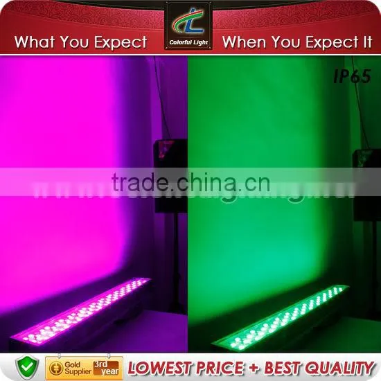 Outdoor Bars for sale 144pcs x 1W RGB LED IP65 wall washer Light