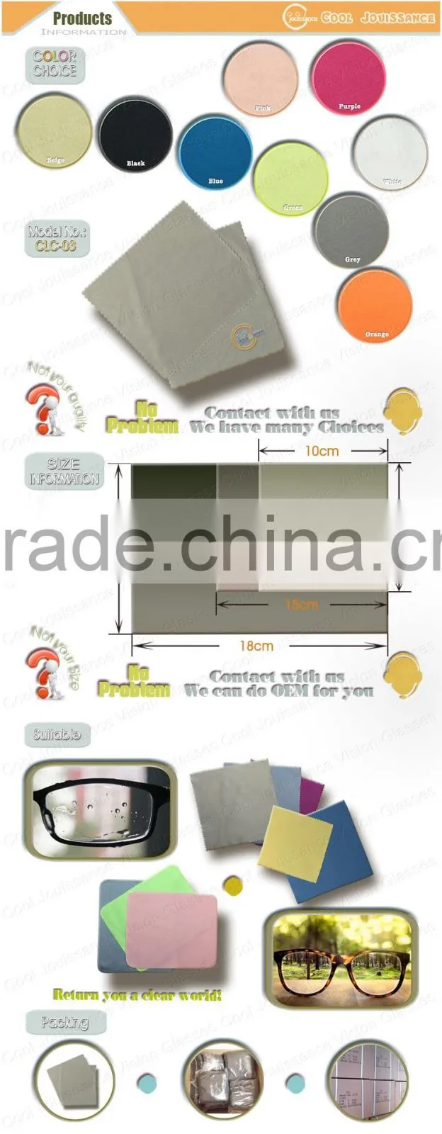 China new arrival light weight 2016 hot selling microfiber glass cleaning cloth for sale