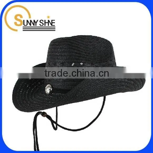 Sunny Shine high quality western fashion custom straw cowboy hat