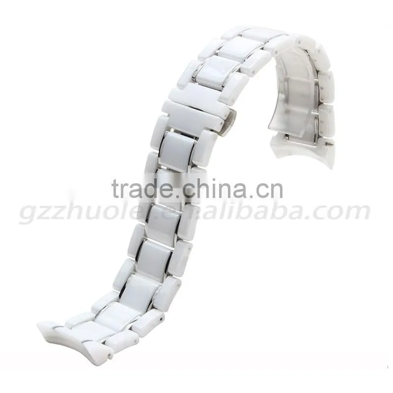 Classic Buckle ceramic Watchband 24mm watch bracelet