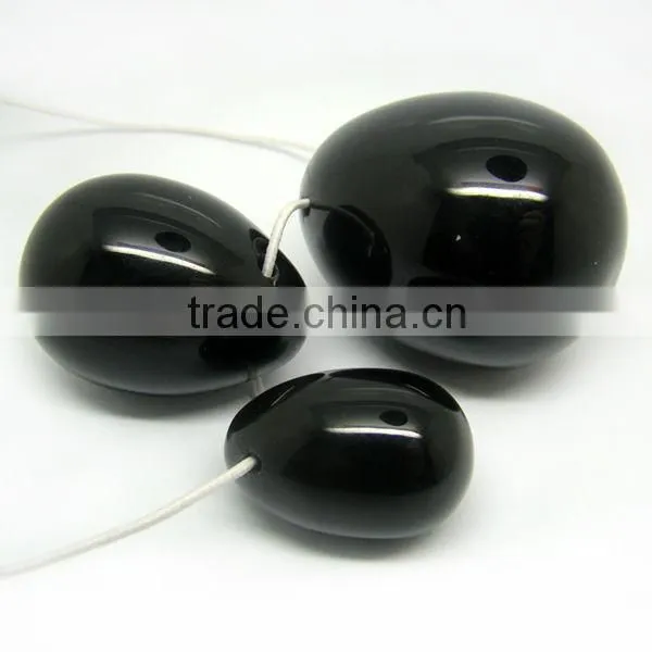 Sex Eggs,Natural Stone Eggs,Kegel Eggs,Rose Quartz Eggs Set/3