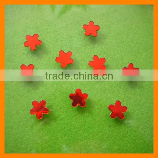 Ruby Heart Loose Rhinestone For DIY Decoration