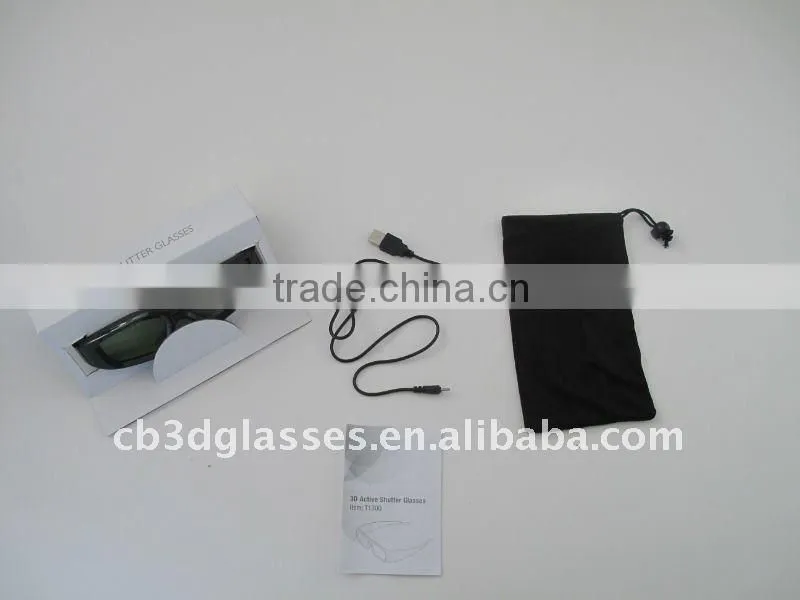 2011 hotsales TV use active 3d shutter glasses