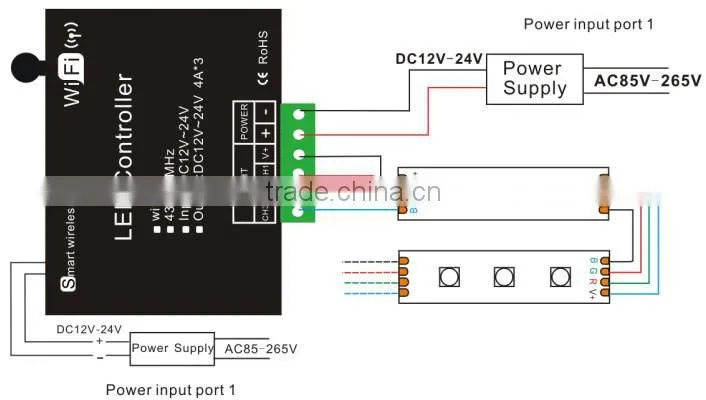 Wifi Programmable Logic LED Wifi Controller,Wifi Led Controller