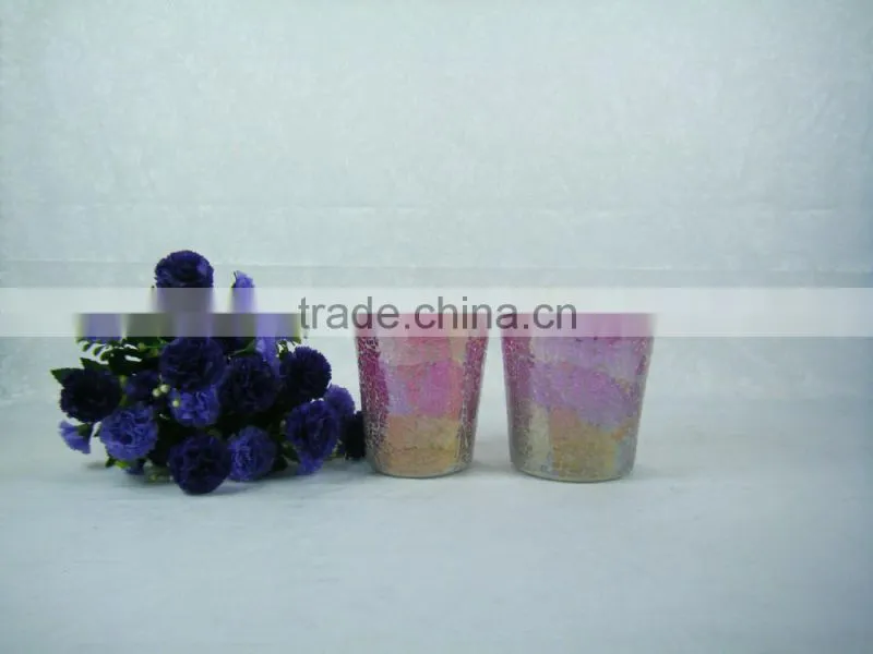 mosaic glass candle holder candle holder