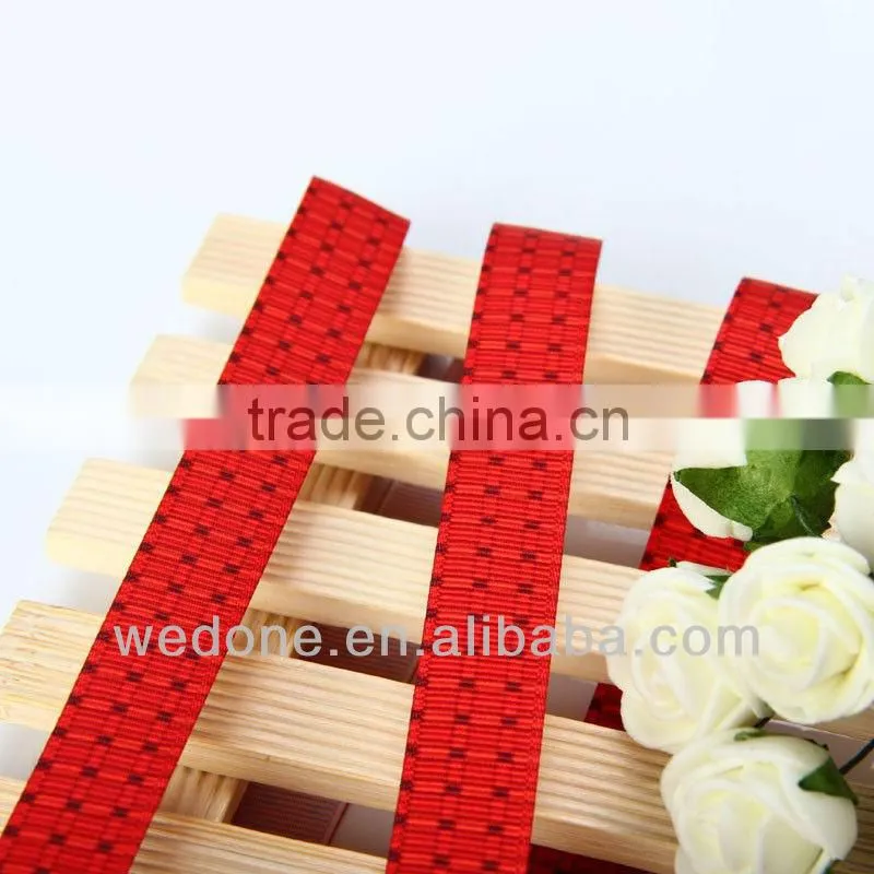 Printed Grosgrain Ribbon for Wedding Gift Wholesale