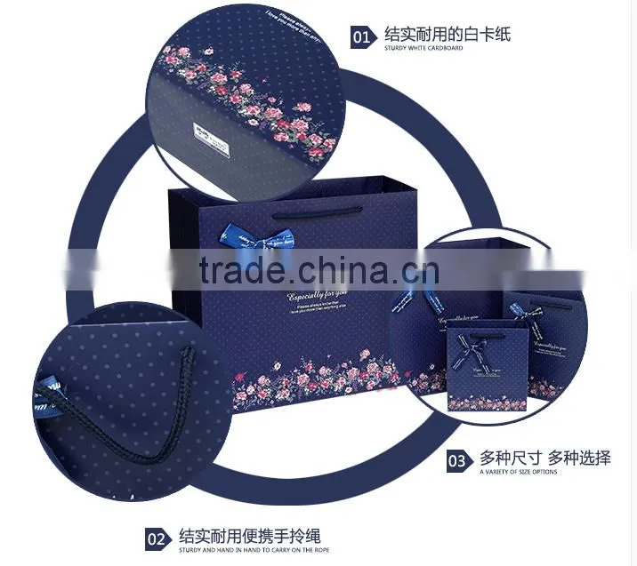 Fashion design customize paper gift bag