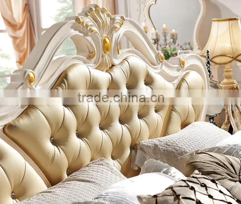 Bedroom almirah wood bed french provincial furniture