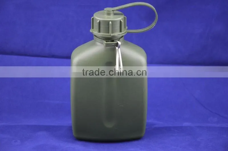 1L cheap plastic army camping carvan big water bottle for sale