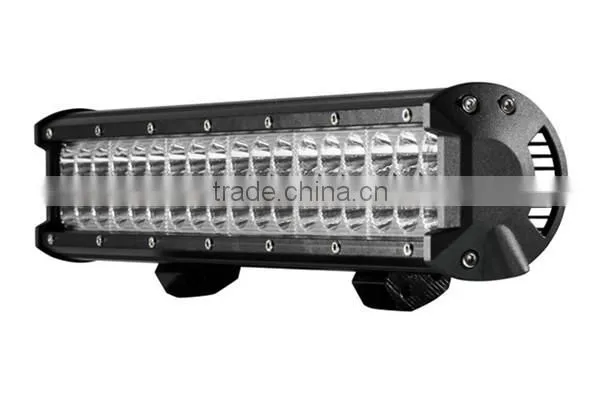 High quality 3W c ree lens 108w duble row led light bar ,led lighting strip, 18" Led Light bar