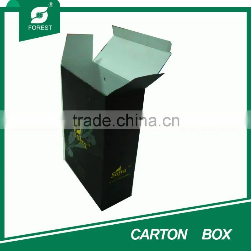 PROFESSIONAL AND CUSTOMIZED BLACK CARTON BOX