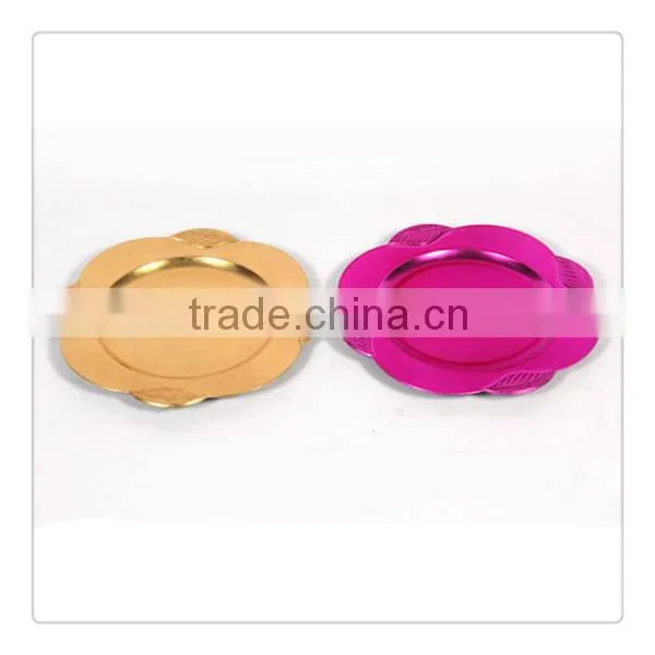 Decorative Plastic Charger Plates
