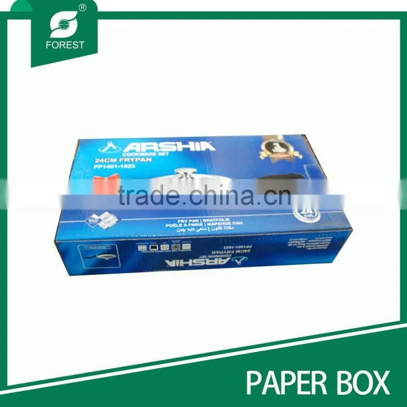 Full color printed paper box corrugated box for pam