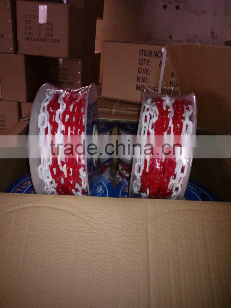 6MM /7MM /8MM Red NEW PE plastic chain for road