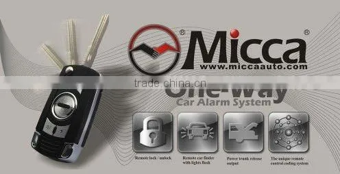 MAX 18 programmable functions One Way Car Alarm System/alarme automatique with 4modes Anti-carjack, alarmas para automovil