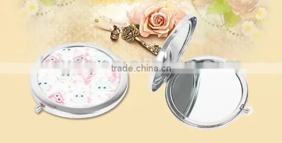 Lovely Eggle Flexible Cosmetic Mirror Metal Pocket Mirror